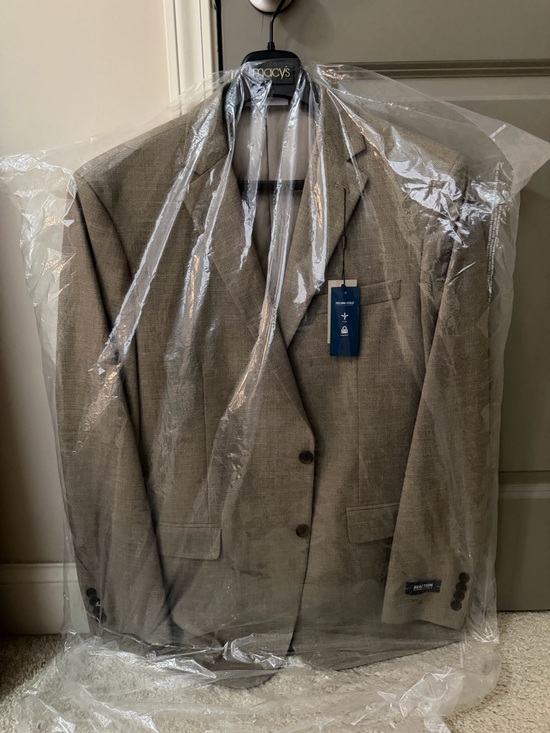 Kenneth Cole Reaction Other - Kenneth Cole Reaction Taupe-Gray Notch Lapel Sport Coat